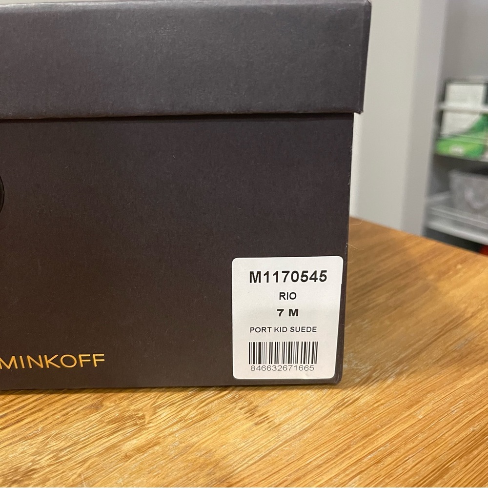 Rebecca Minkoff Women's Rio Fringe Open Toe Booties, Port - Picture 3 of 10